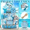 26 Pcs Summer Beach Tiered Tray Decoration Summer Wood Signs Beach Kitchen Decoration Rustic Farmhouse Tiered Tray Table Decorations for Home Party